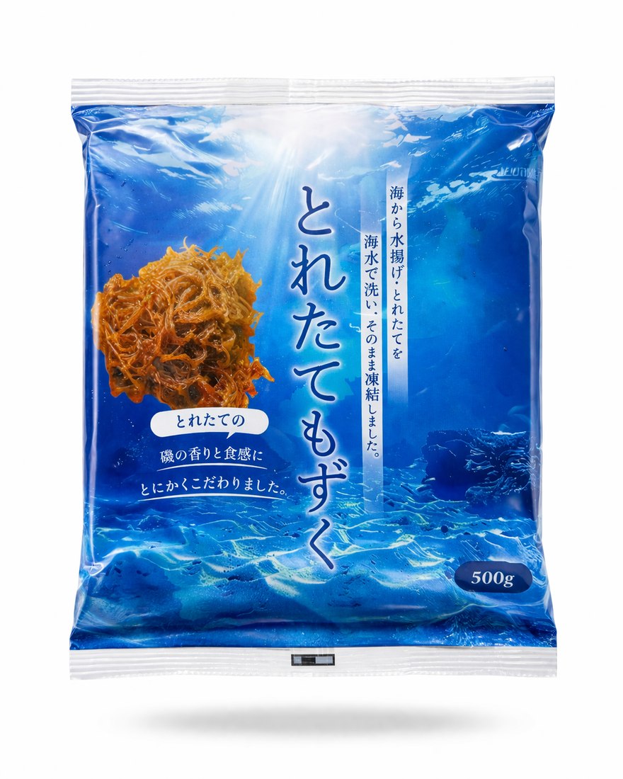 【まとめ買い】とれたてもずく 500g×24袋