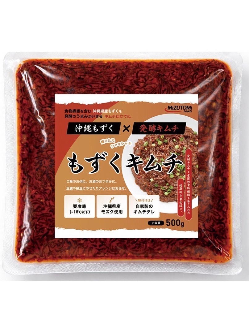 【まとめ買い】もずくキムチ 500g×24袋