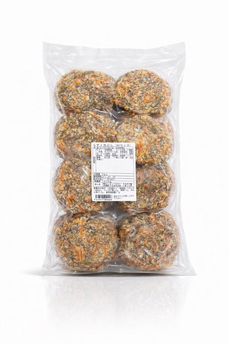 沖縄もずく天ぷら Mサイズ 1kg